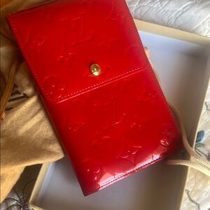 Louis Vuitton Red walkie talkie Crossbody